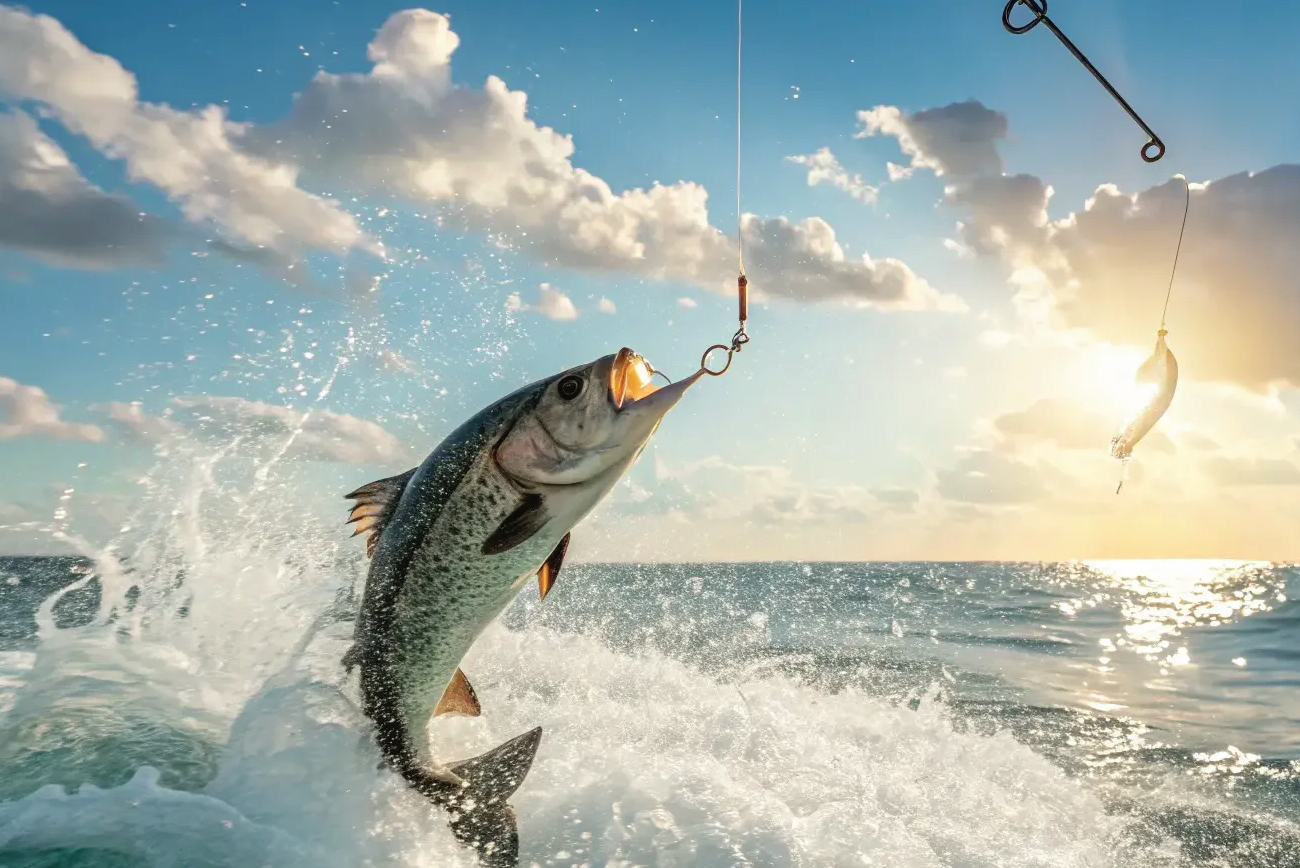 Fishing trip boat views